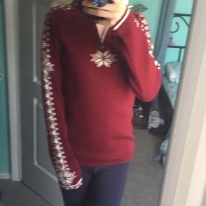 A 100% real wool sweater new with tags